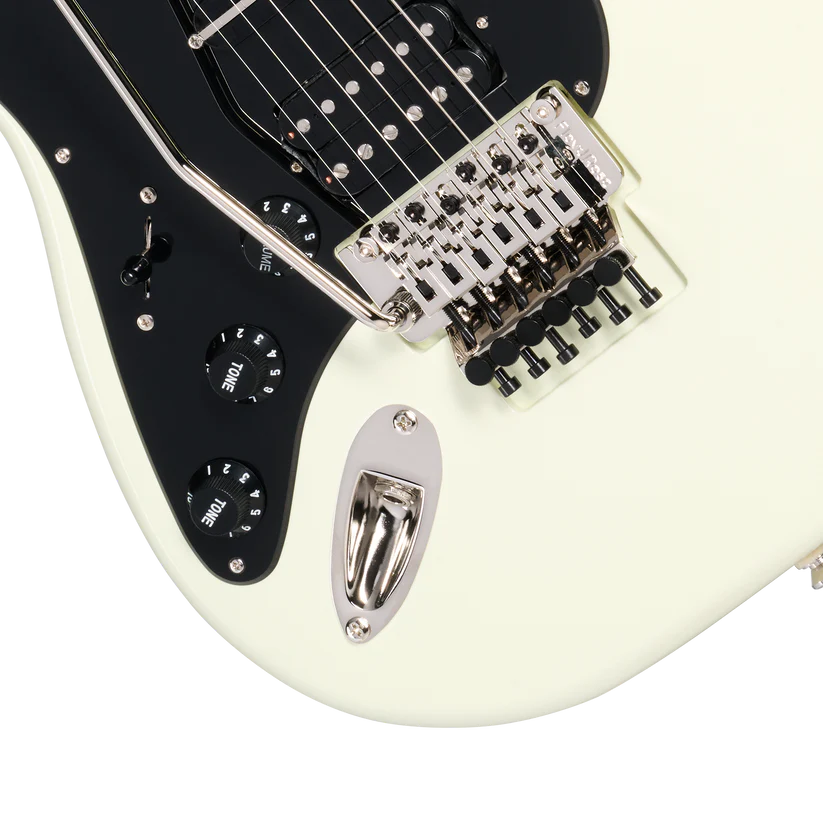 Kramer Pacer Deluxe Left-handed Electric Guitar with Premium Gig Bag - Classic White