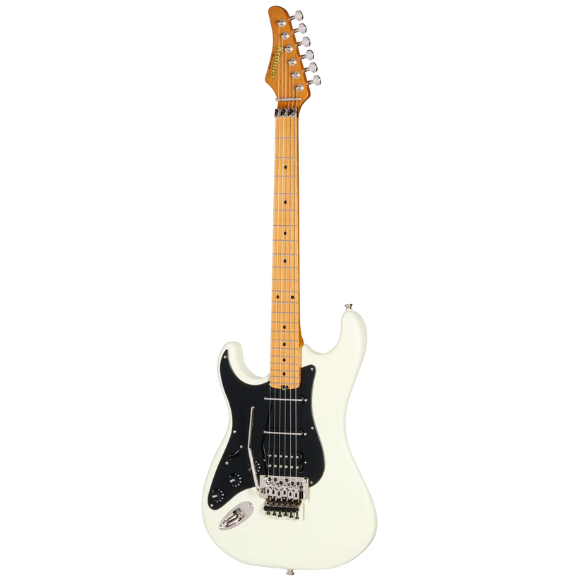 Kramer Pacer Deluxe Left-handed Electric Guitar with Premium Gig Bag - Classic White