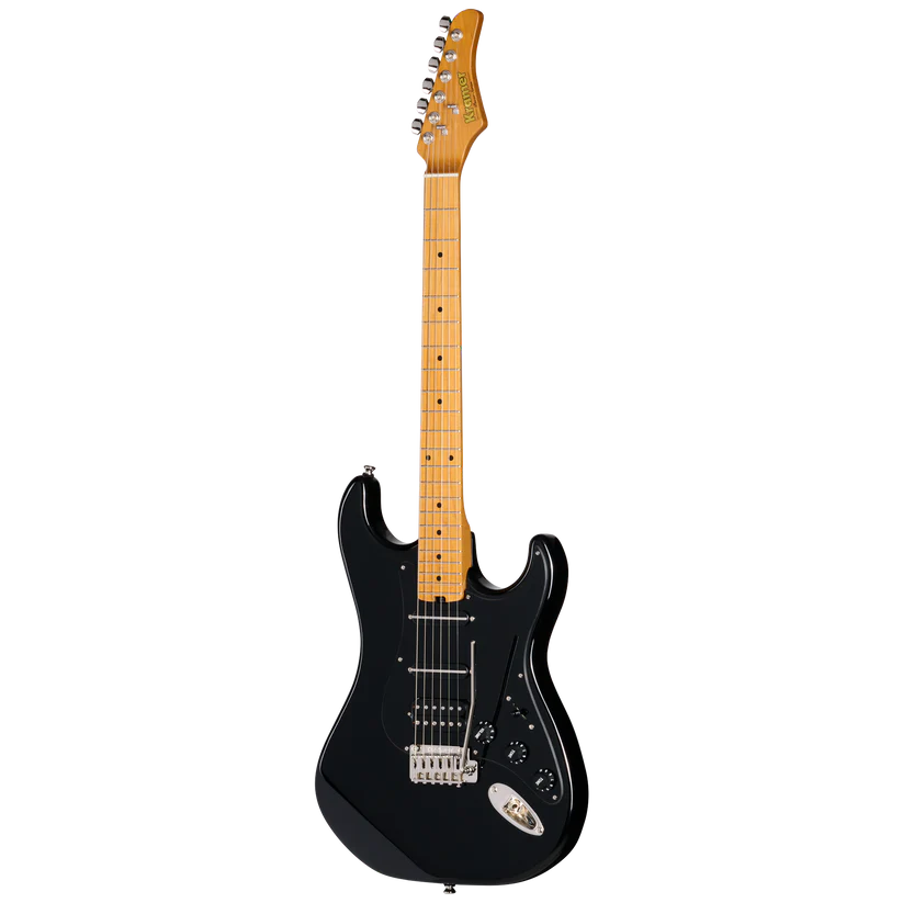 Kramer Pacer Deluxe GT Electric Guitar with Premium Gig Bag - Intruder Black