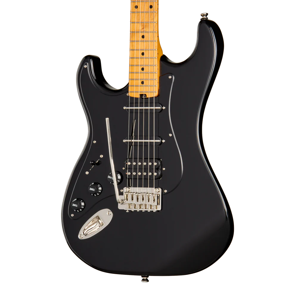 Kramer Pacer Deluxe GT Left-handed Electric Guitar with Premium Gig Bag - Intruder Black