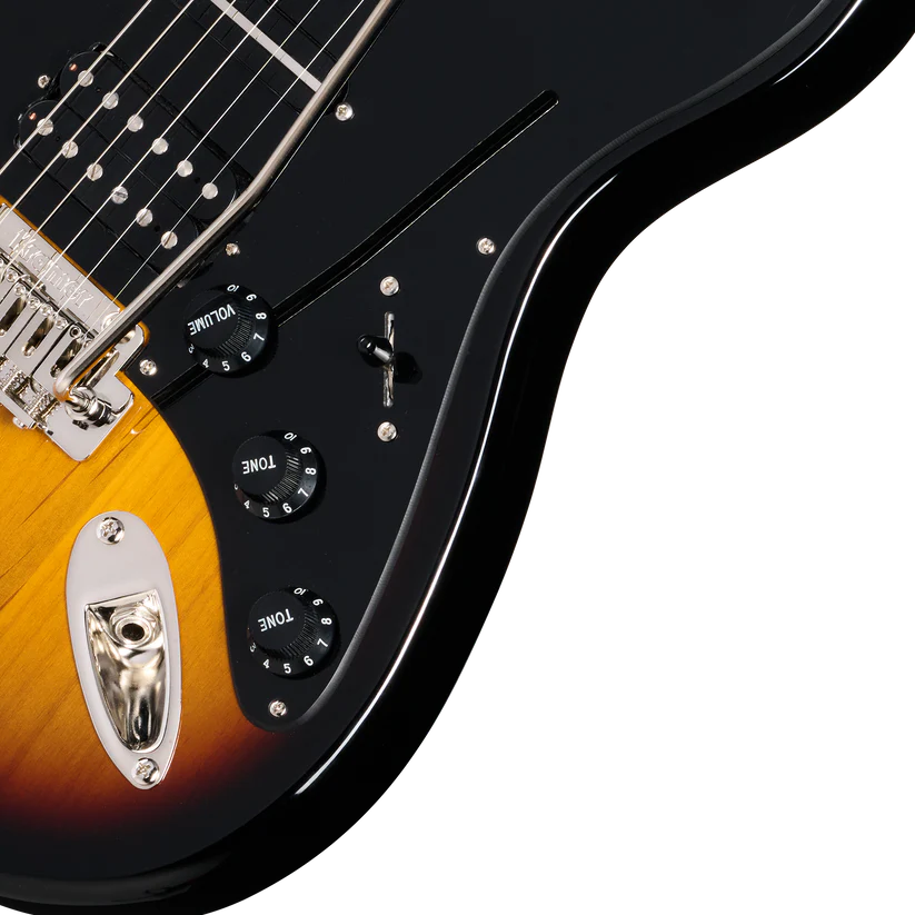 Kramer Pacer Deluxe GT Electric Guitar with Premium Gig Bag - Triburst