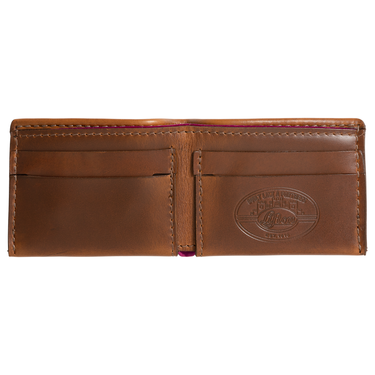 GIBSON LIFTON LEATHER WALLET - BROWN