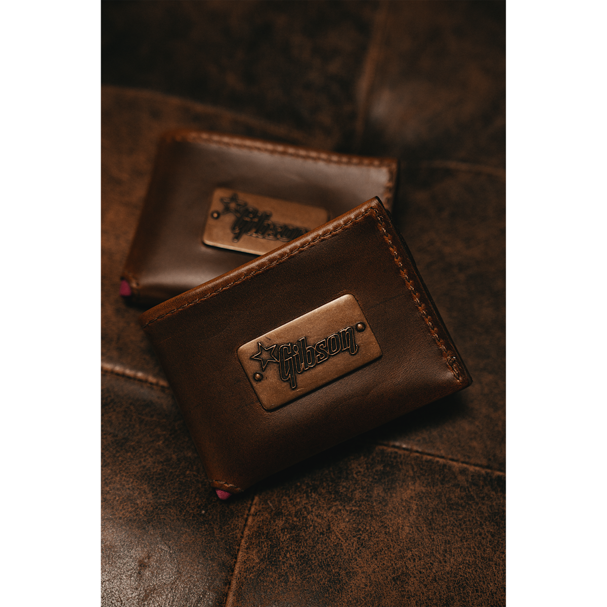 GIBSON LIFTON LEATHER WALLET - BROWN