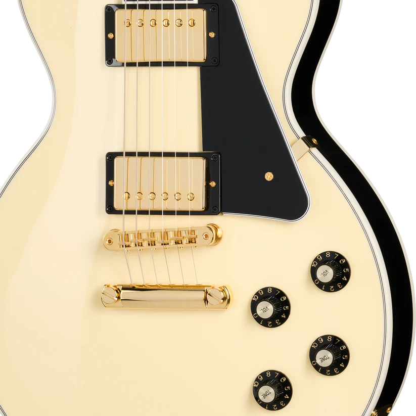 GIBSON LES PAUL CUSTOM 70S ELECTRIC GUITAR - BUTTERCREAM TOP