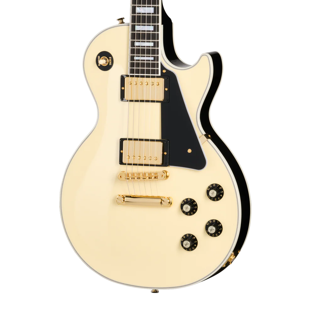 GIBSON LES PAUL CUSTOM 70S ELECTRIC GUITAR - BUTTERCREAM TOP