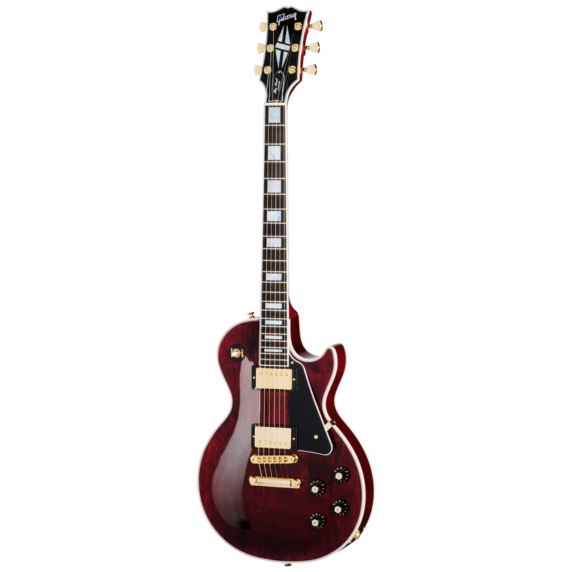 GIBSON LES PAUL CUSTOM 70S ELECTRIC GUITAR - WINE RED