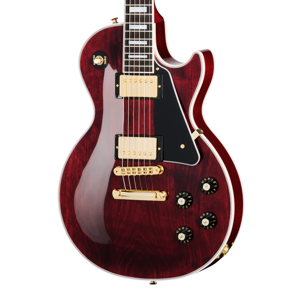 GIBSON LES PAUL CUSTOM 70S ELECTRIC GUITAR - WINE RED