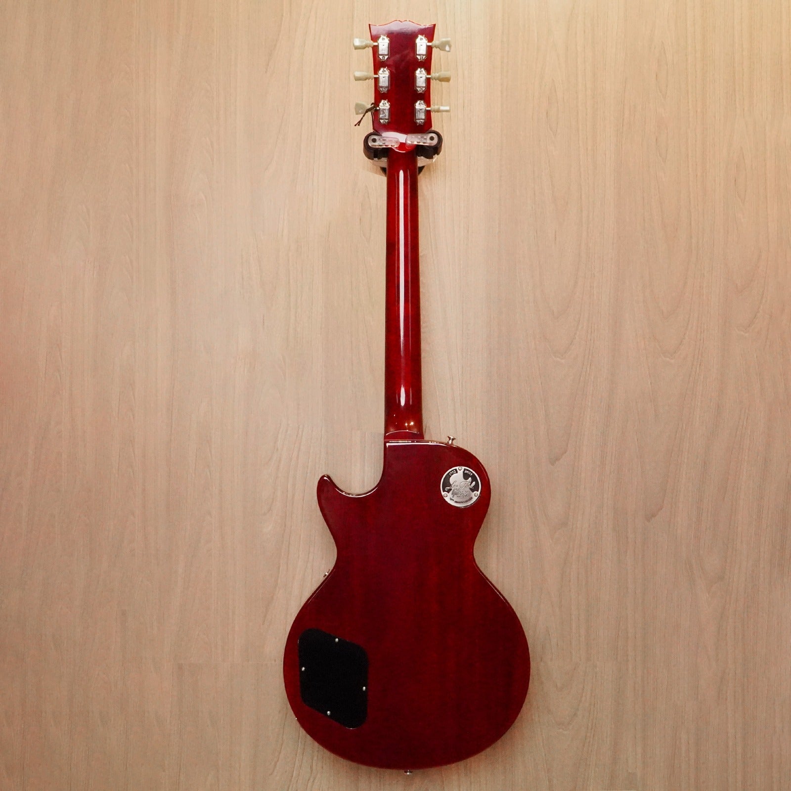 GIBSON CUSTOM SHOP 1976 LES PAUL DELUXE P90 - GLOSS WINE RED