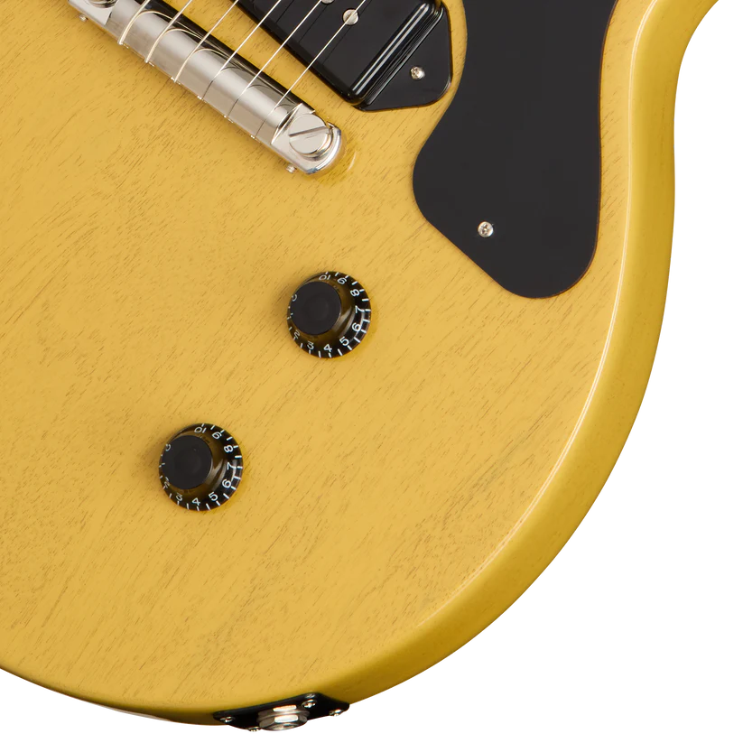 GIBSON LES PAUL JUNIOR DOUBLE CUT ELECTRIC GUITAR - TV YELLOW