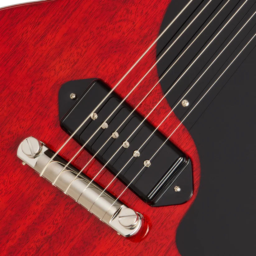 GIBSON LES PAUL JUNIOR DOUBLE CUT ELECTRIC GUITAR - VINTAGE CHERRY