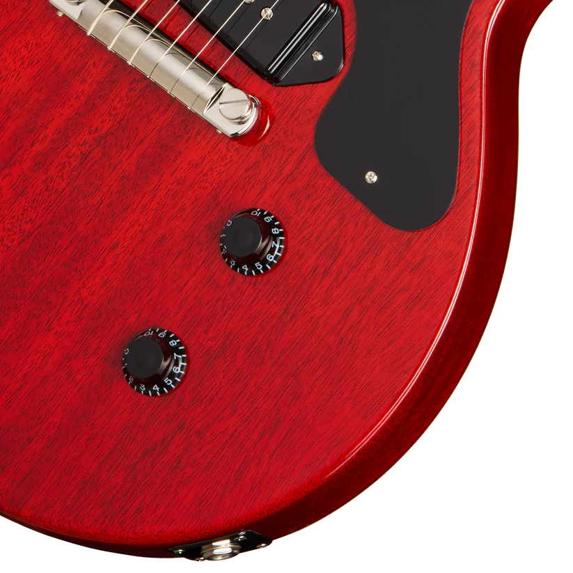 GIBSON LES PAUL JUNIOR DOUBLE CUT ELECTRIC GUITAR - VINTAGE CHERRY