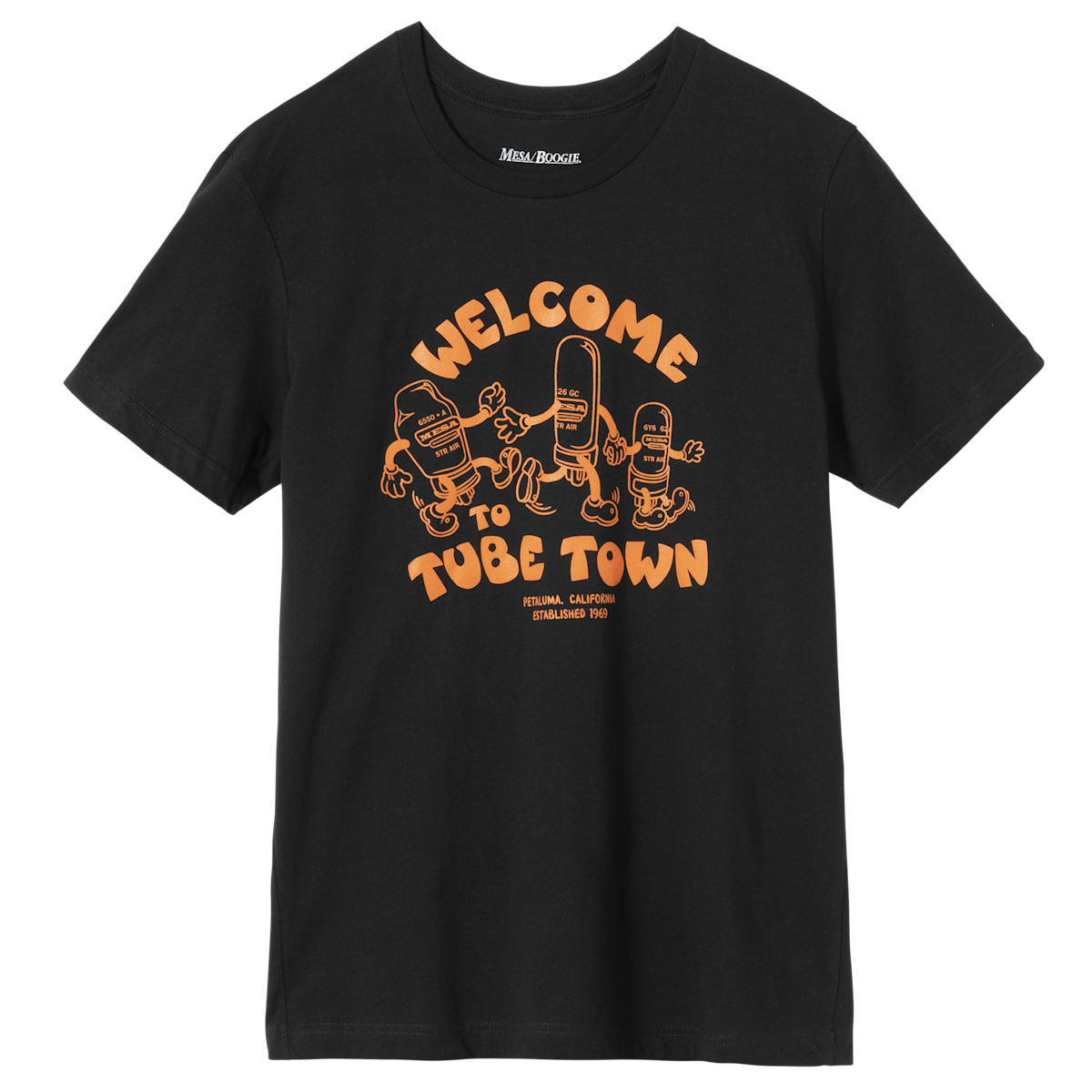 MESA/BOOGIE WELCOME TO TUBE TOWN TEE - BLACK (MA-TEE-TOWN-BLK)