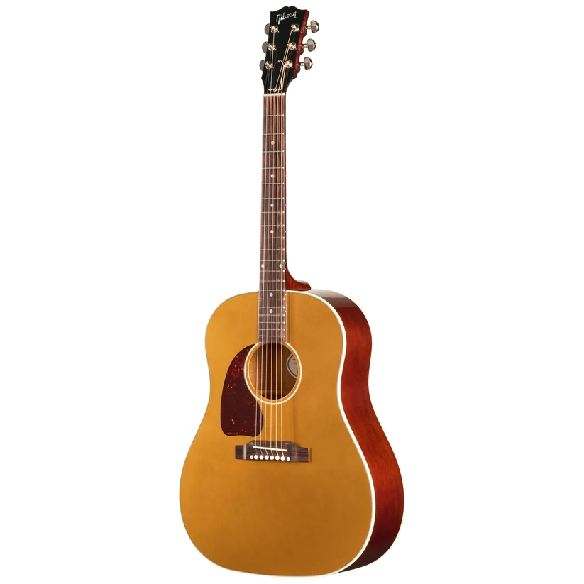 GIBSON ACOUSTIC J-45 STANDARD LEFT-HANDED ACOUSTIC-ELECTRIC GUITAR - GOLDTOP