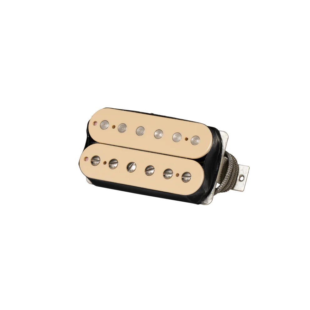 GIBSON ACCESSORIES '57 CLASSIC PLUS BRIDGE HUMBUCKING PICKUP - DOUBLE CLASSIC WHITE (PU57+DCW2)