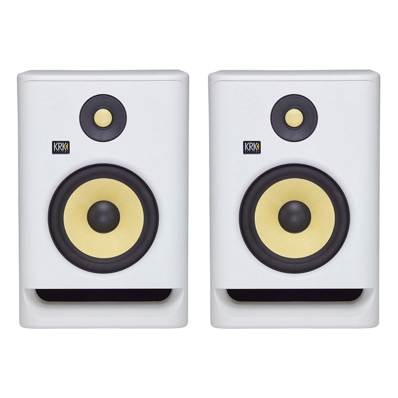 KRK ROKIT 7 G4 7" Powered Studio Monitor - White Noise Finish, Pair