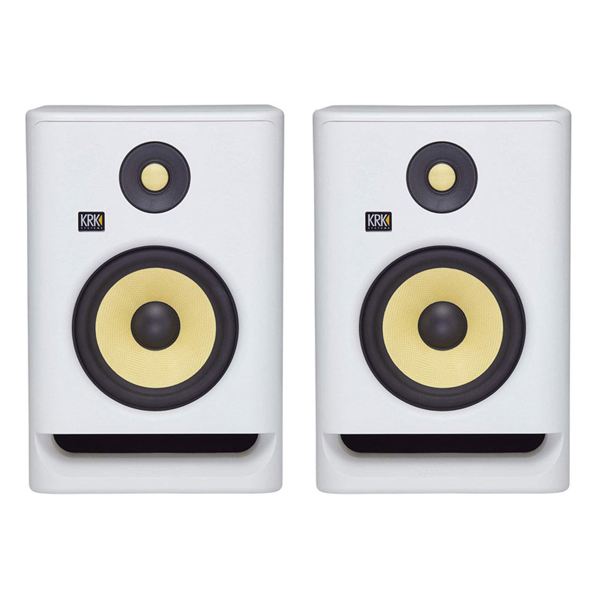 Pair fashion of KRK monitor speakers