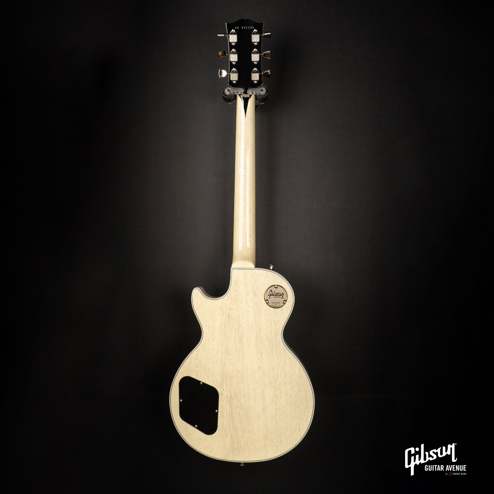 GIBSON JO BRANKO SELECT MADE TO MEASURE LES PAUL CUSTOM 7A QUILT TOP - V3 NECK - COBRA - TV WHITE BACK W/STINGER GLOSS NH