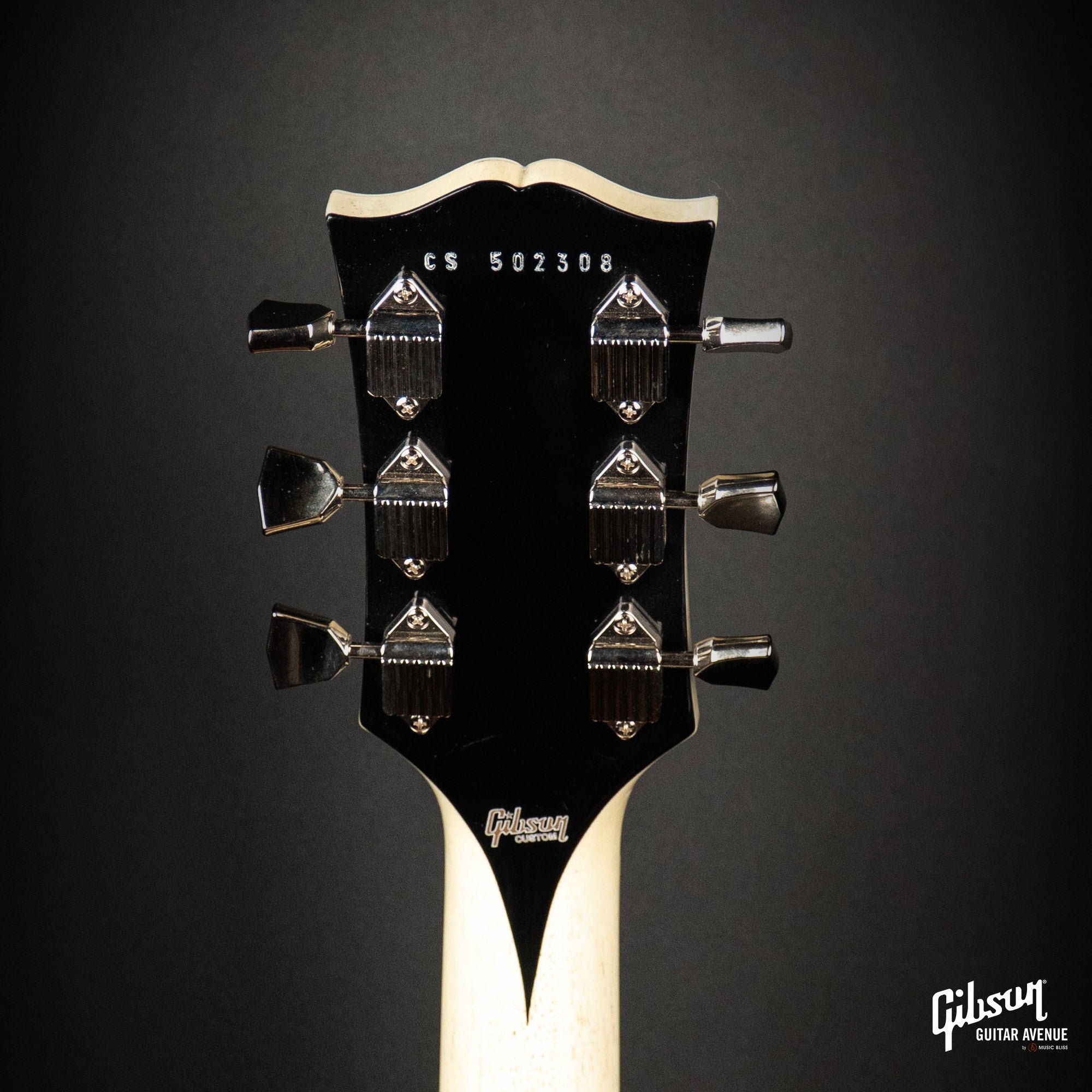 GIBSON JO BRANKO SELECT MADE TO MEASURE LES PAUL CUSTOM 7A QUILT TOP - V3 NECK - COBRA - TV WHITE BACK W/STINGER GLOSS NH