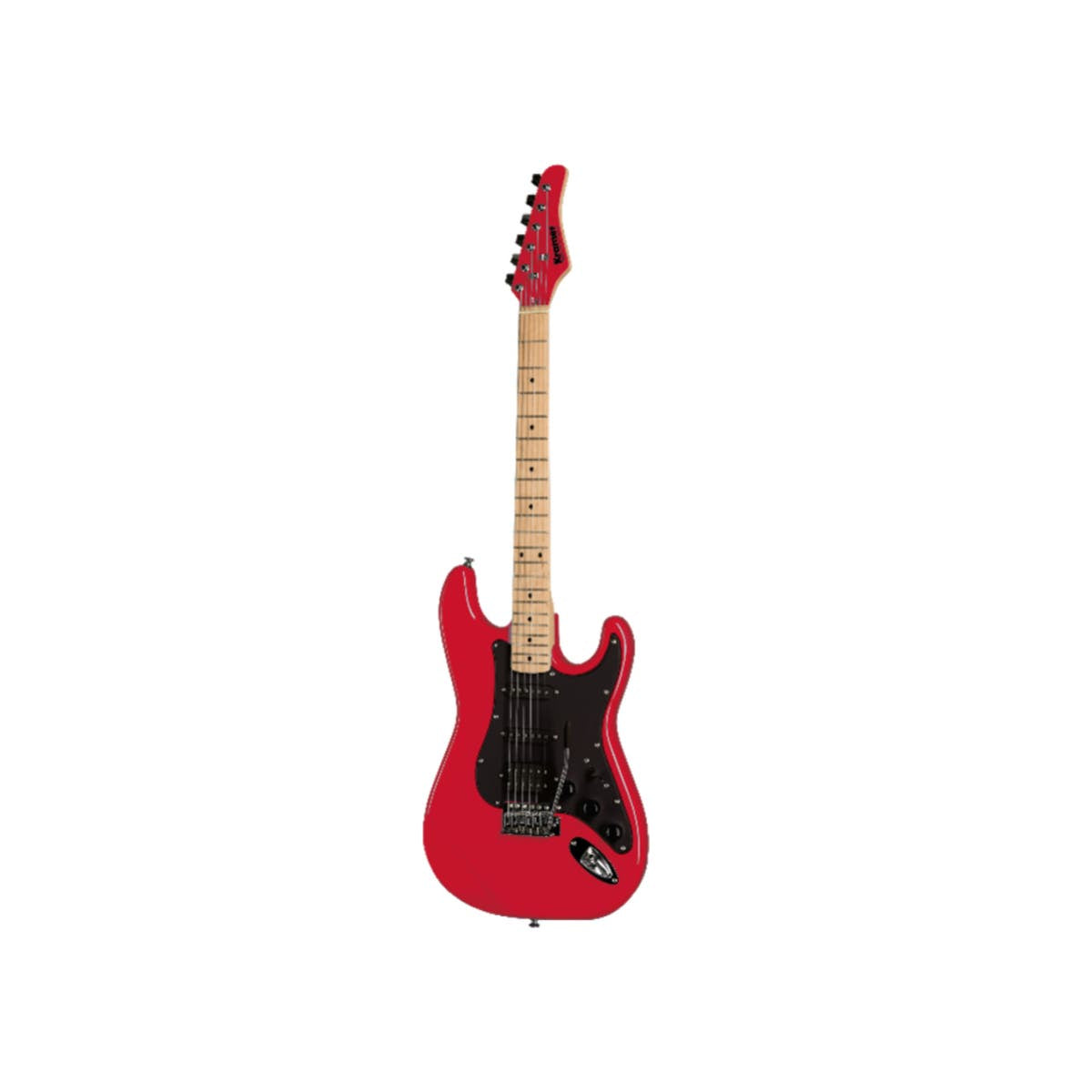 Kramer Focus VT-211S Electric Guitar with Black Pickguard - Red
