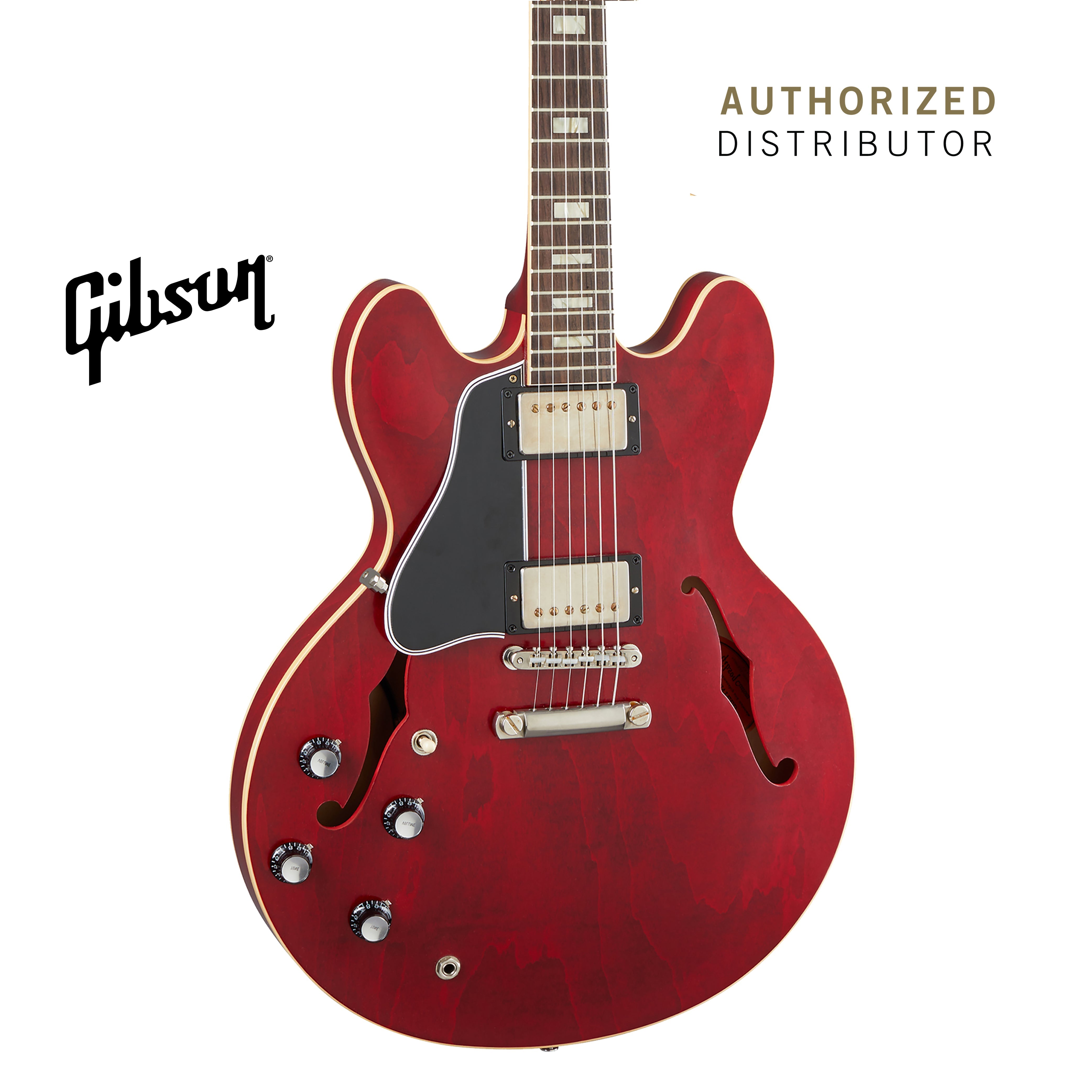 GIBSON 1964 ES-335 REISSUE VOS SEMI-HOLLOWBODY LEFT-HANDED ELECTRIC GUITAR - 60S CHERRY
