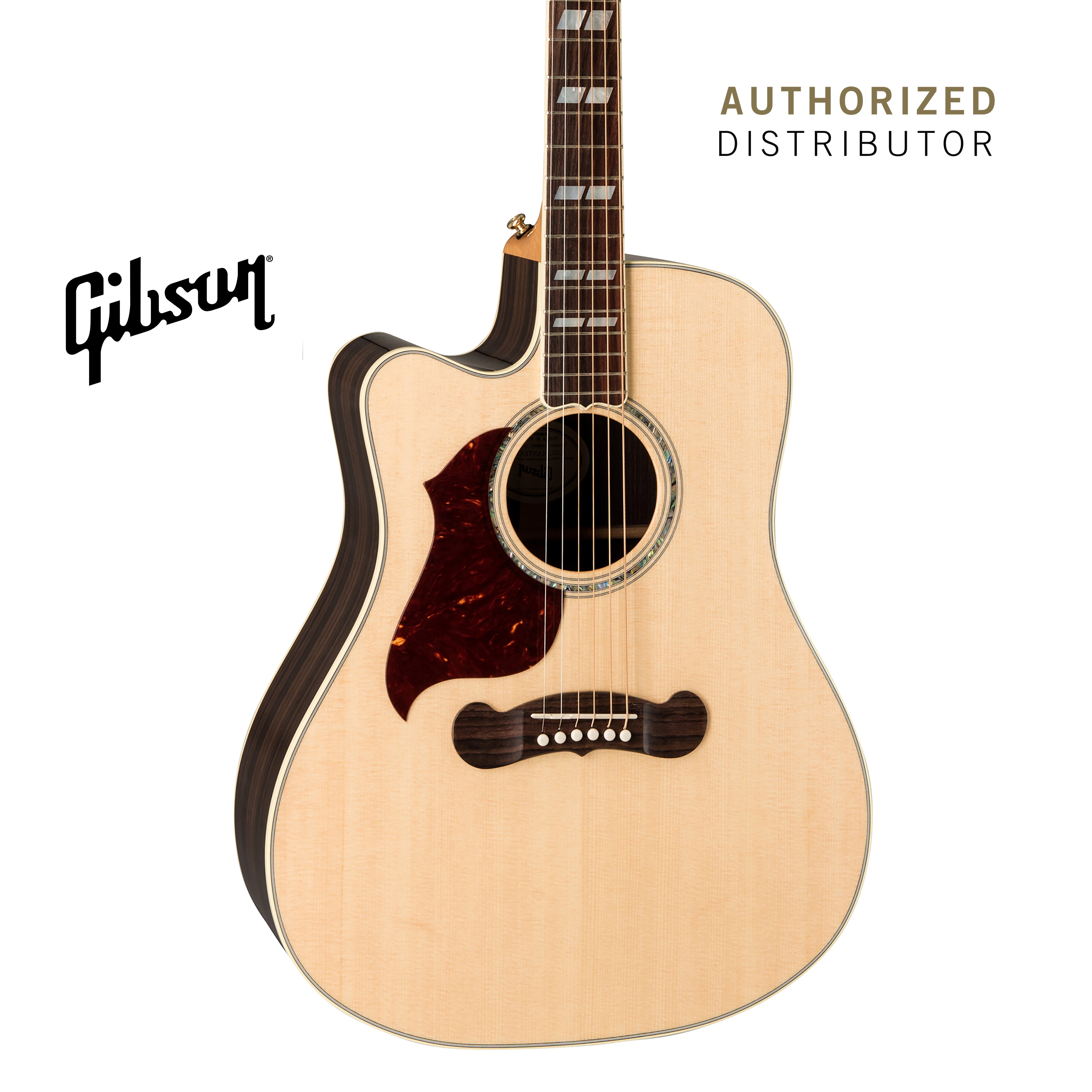 GIBSON SONGWRITER STANDARD EC ROSEWOOD LEFT-HANDED ACOUSTIC-ELECTRIC GUITAR - ANTIQUE NATURAL