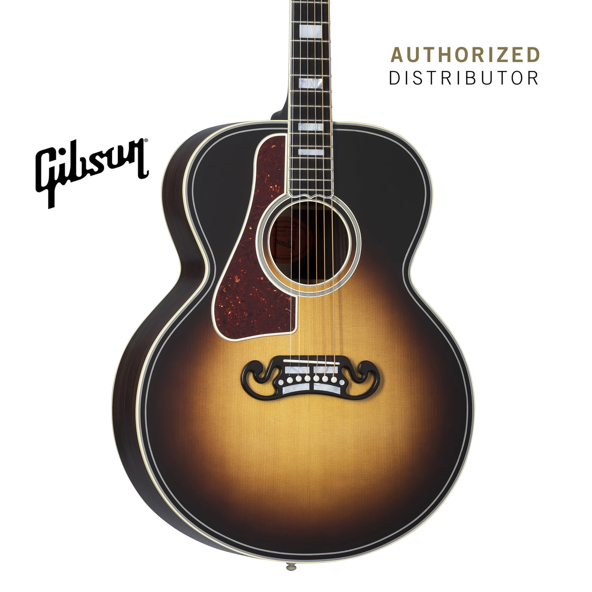 GIBSON SJ-200 WESTERN CLASSIC LEFT-HANDED ACOUSTIC GUITAR - VINTAGE SU