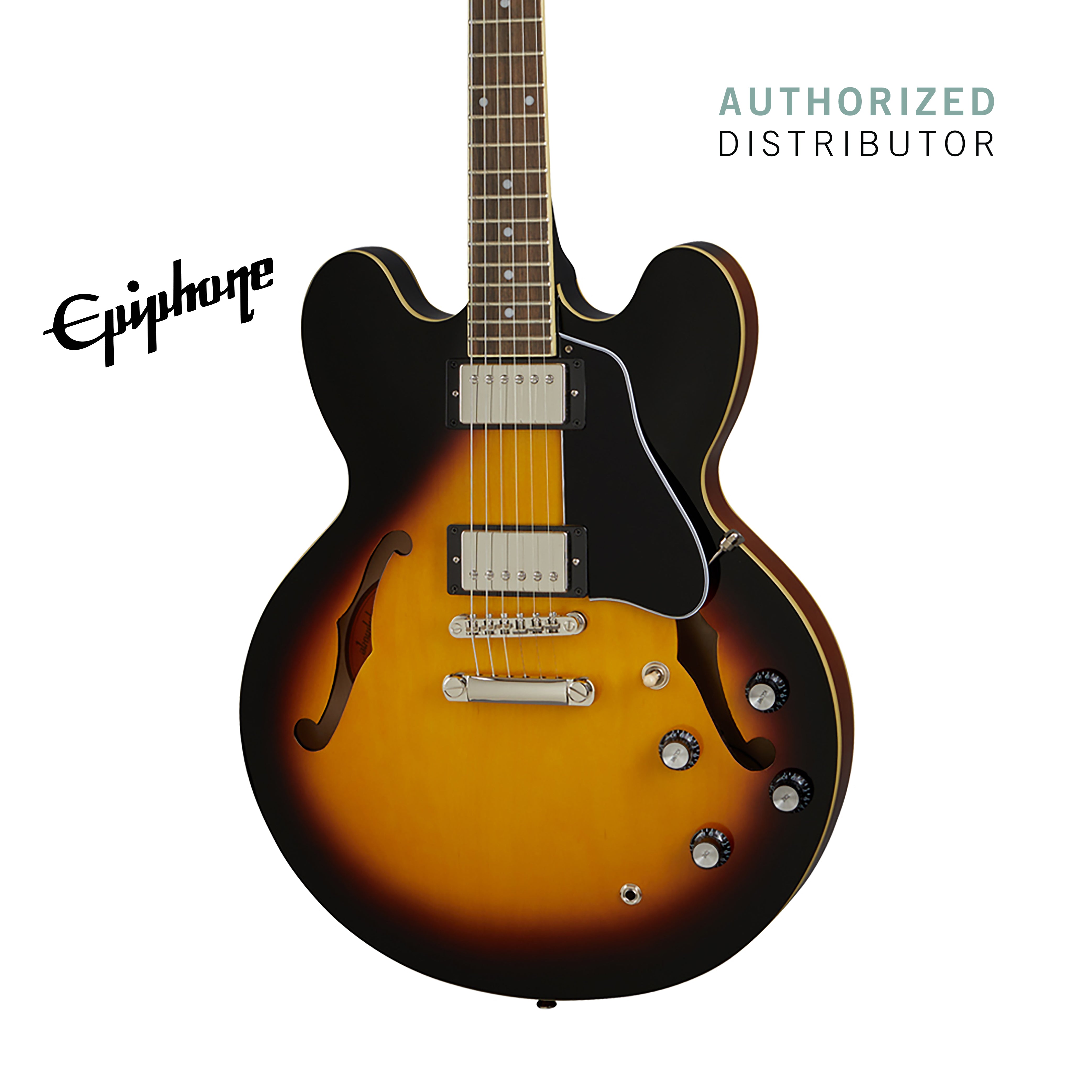 Epiphone ES-335 Semi-Hollowbody Electric Guitar - Vintage Sunburst