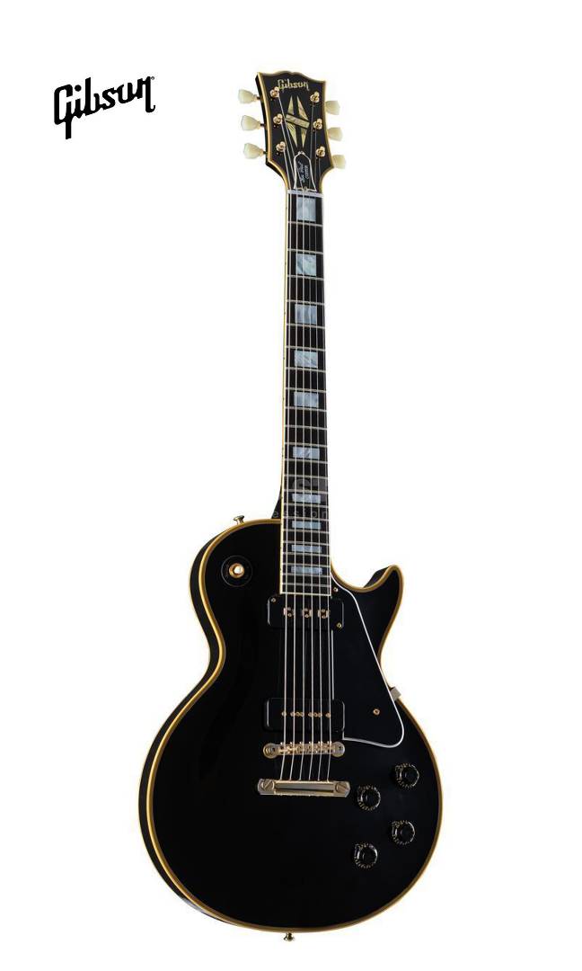 GIBSON 1954 LES PAUL CUSTOM STAPLE PICKUP REISSUE VOS ELECTRIC GUITAR - EBONY