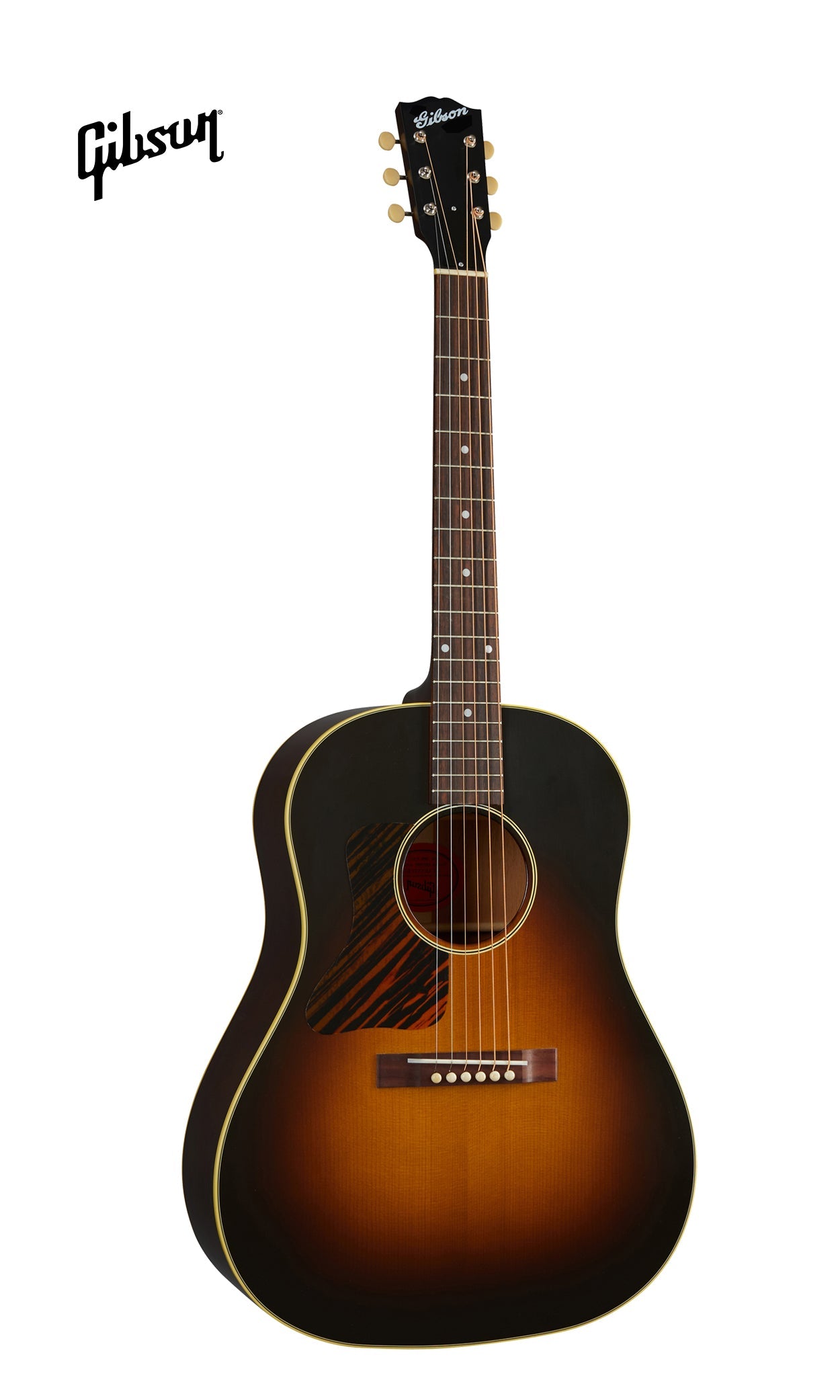 GIBSON 1936 J-35 LEFT-HANDED ACOUSTIC GUITAR - VINTAGE SUNBURST