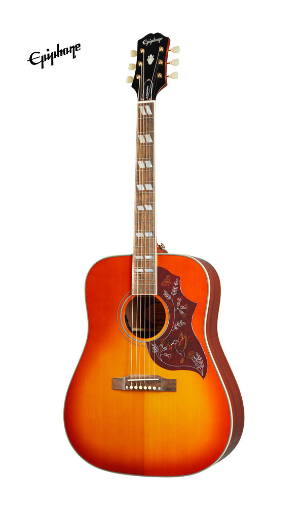 Epiphone Hummingbird Acoustic Guitar - Aged Cherry Sunburst Gloss