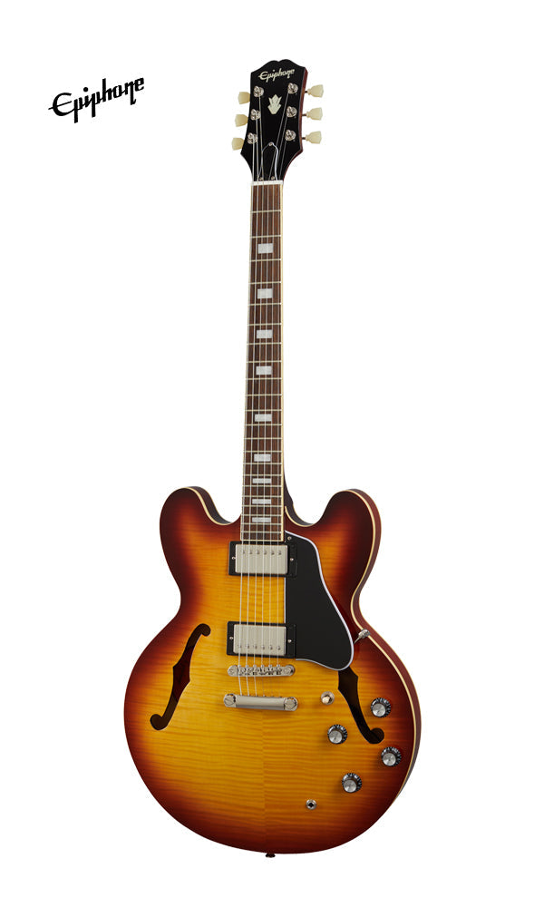 Epiphone ES-335 Figured Semi-Hollowbody Electric Guitar - Raspberry Tea Burst