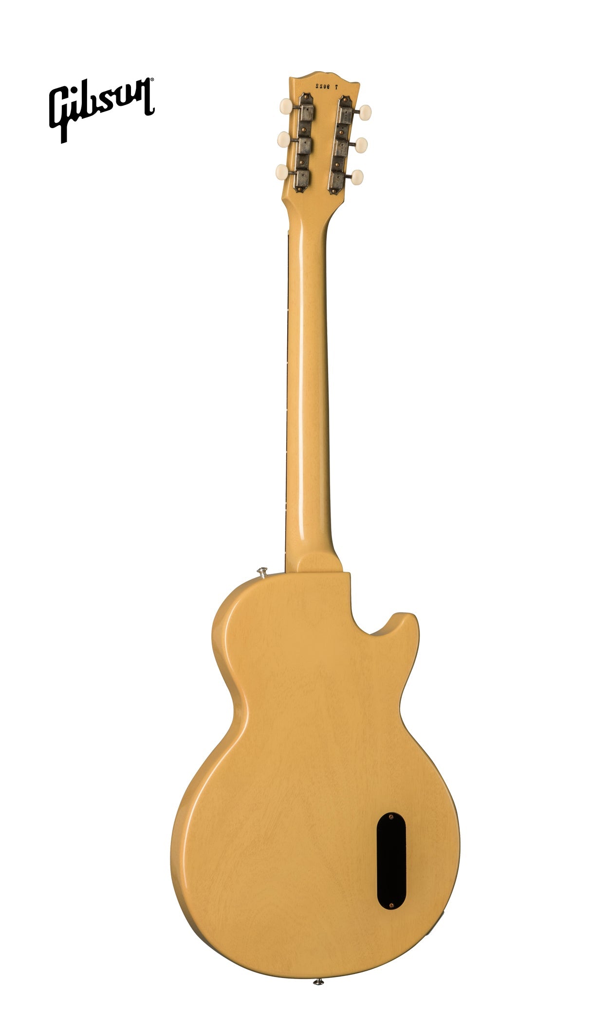 GIBSON 1957 LES PAUL JUNIOR SINGLE CUT REISSUE VOS LEFT-HANDED ELECTRIC GUITAR - TV YELLOW