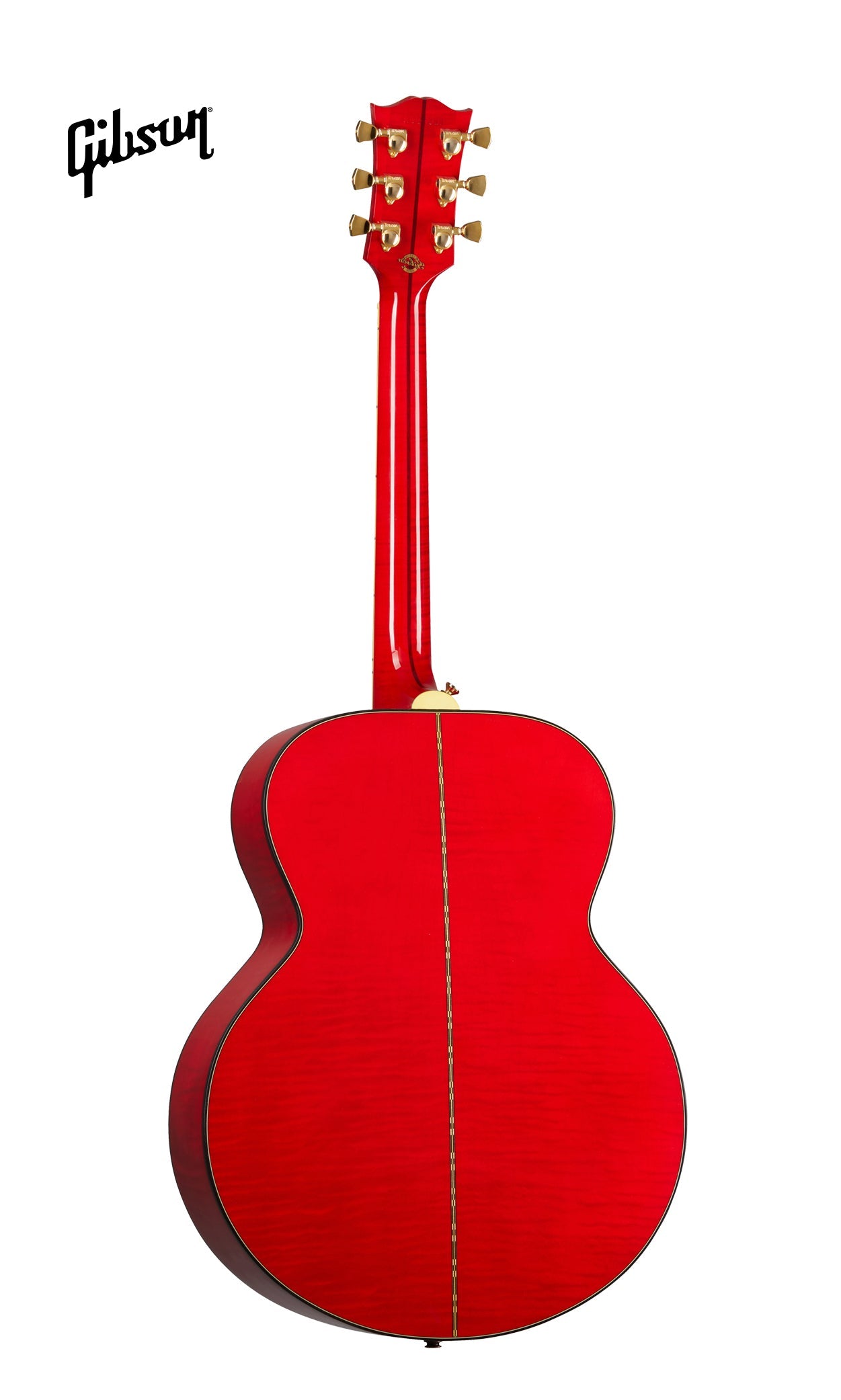 GIBSON ORIANTHI SJ-200 LEFT-HANDED ACOUSTIC-ELECTRIC GUITAR - CHERRY