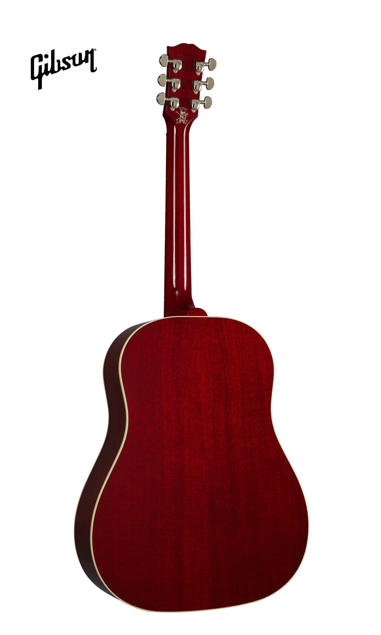 GIBSON SLASH J-45 LEFT-HANDED ACOUSTIC-ELECTRIC GUITAR - VERMILLION BURST