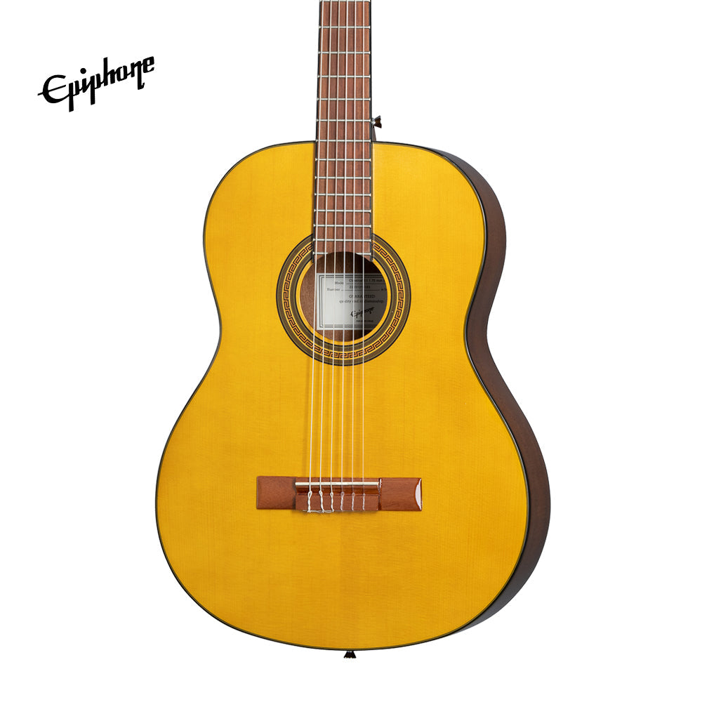 Epiphone Classical E1 Acoustic Guitar, Full Size, 2" Nut - Antique Natural