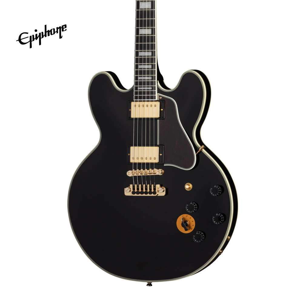 Epiphone B.B. King Lucille Semi-Hollowbody Electric Guitar, Case Included - Ebony