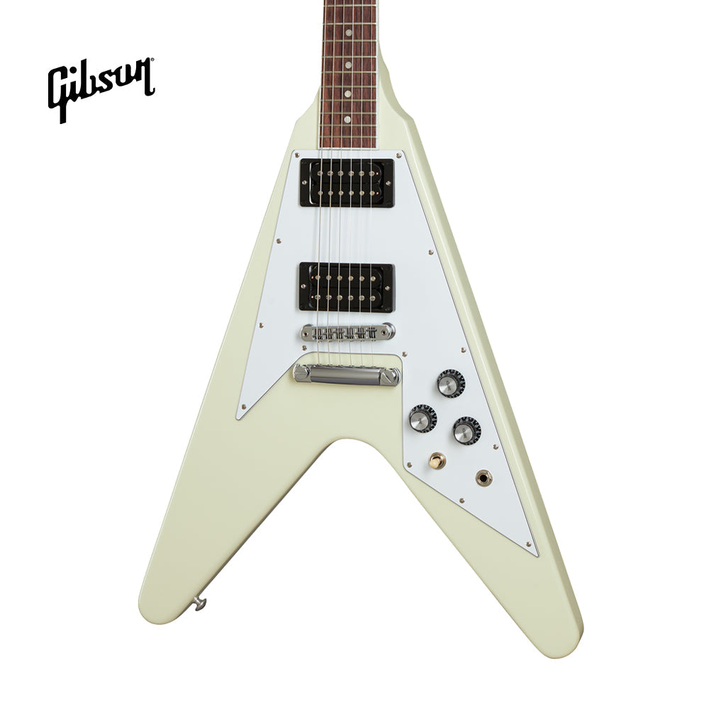 GIBSON 70S FLYING V ELECTRIC GUITAR - CLASSIC WHITE