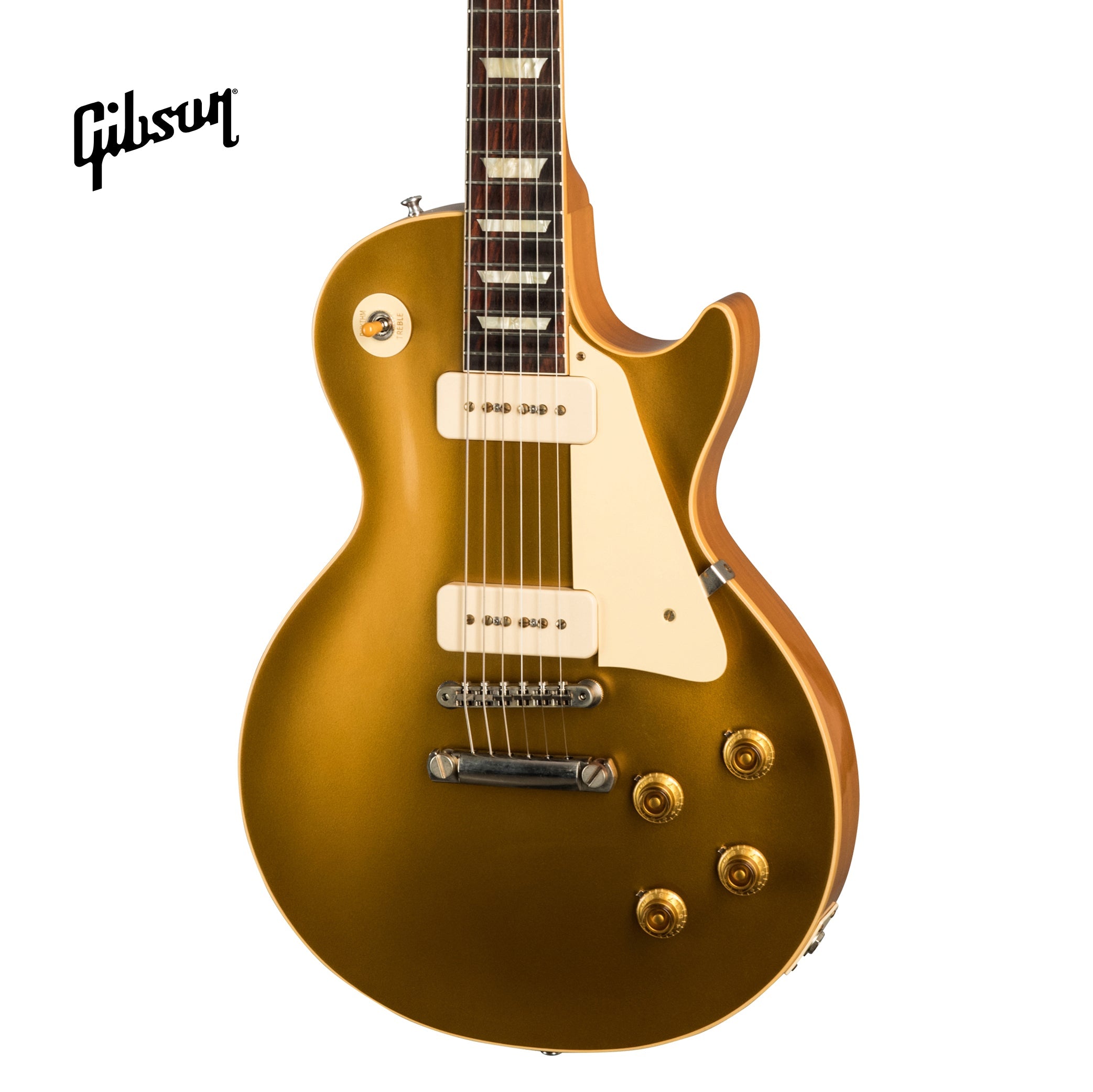 GIBSON 1956 LES PAUL GOLDTOP REISSUE VOS ELECTRIC GUITAR - DOUBLE GOLD