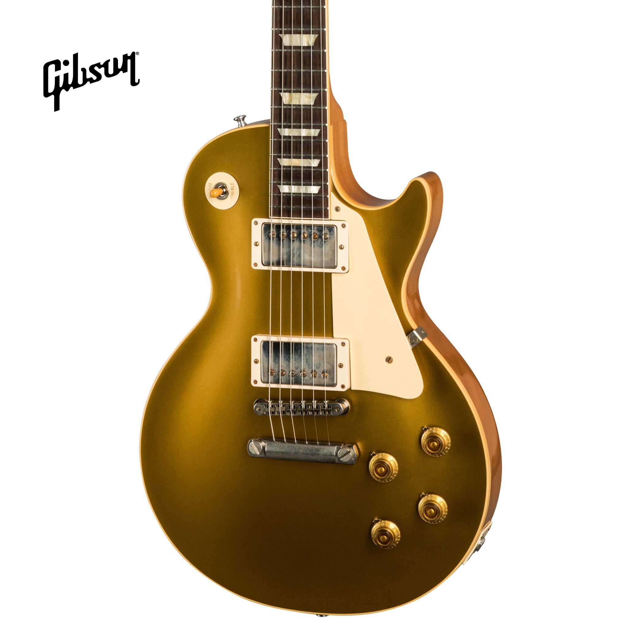 GIBSON 1957 LES PAUL GOLDTOP REISSUE VOS ELECTRIC GUITAR - DOUBLE GOLD