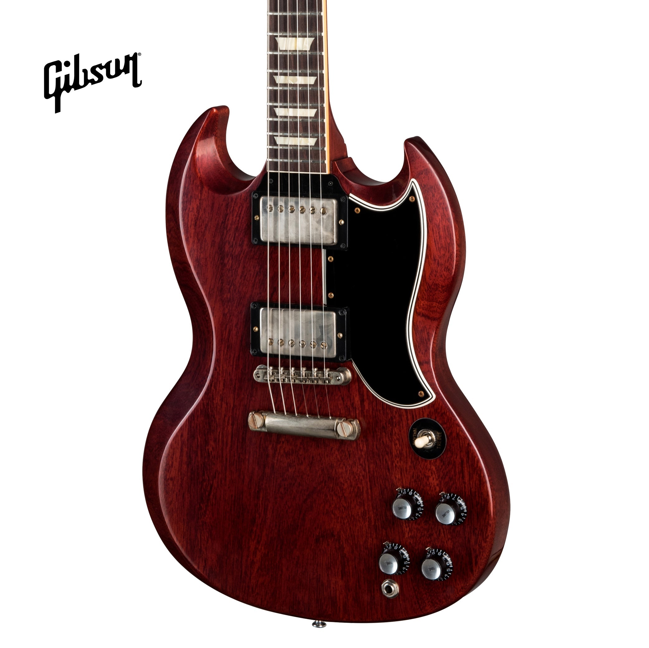 GIBSON 1961 LES PAUL SG STANDARD REISSUE STOPBAR VOS ELECTRIC GUITAR - CHERRY RED