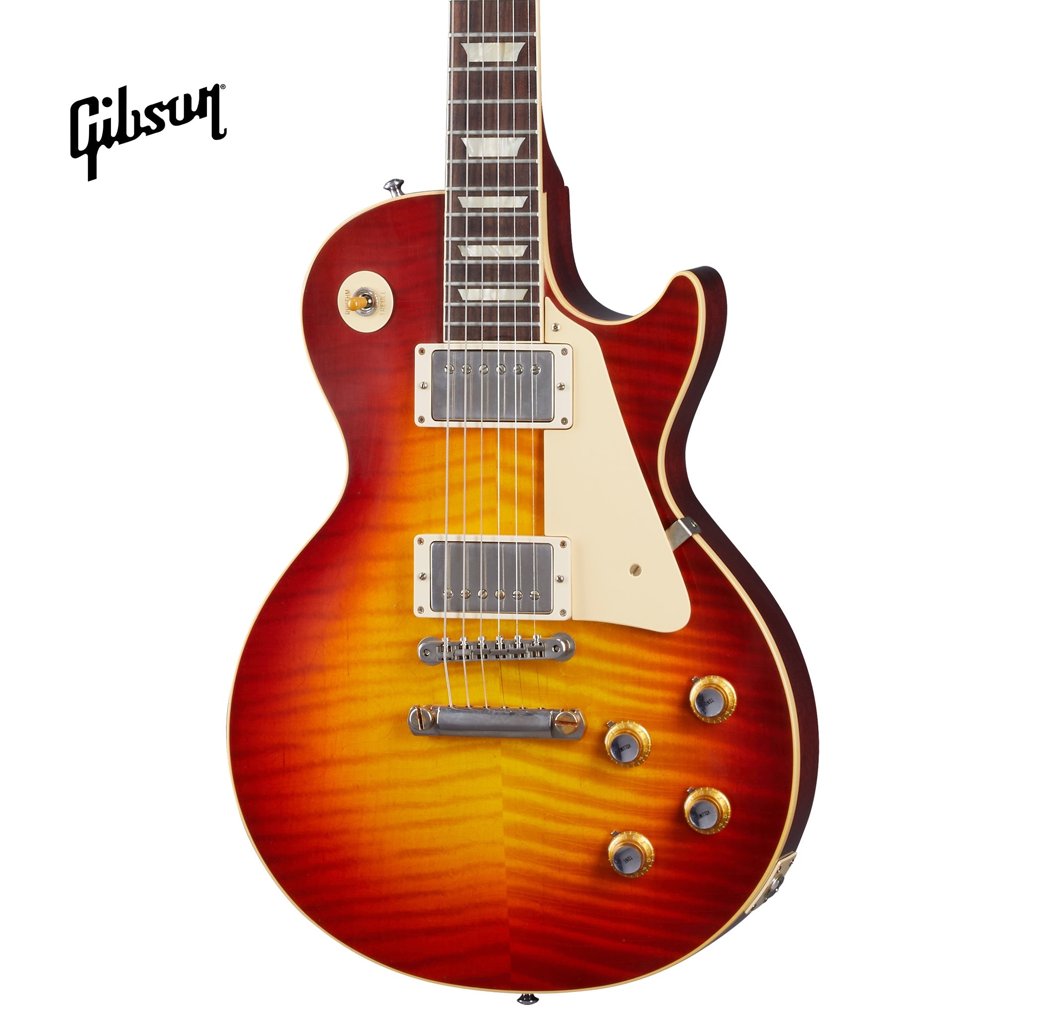 GIBSON 1960 LES PAUL STANDARD REISSUE ULTRA LIGHT AGED ELECTRIC GUITAR - WIDE TOMATO BURST