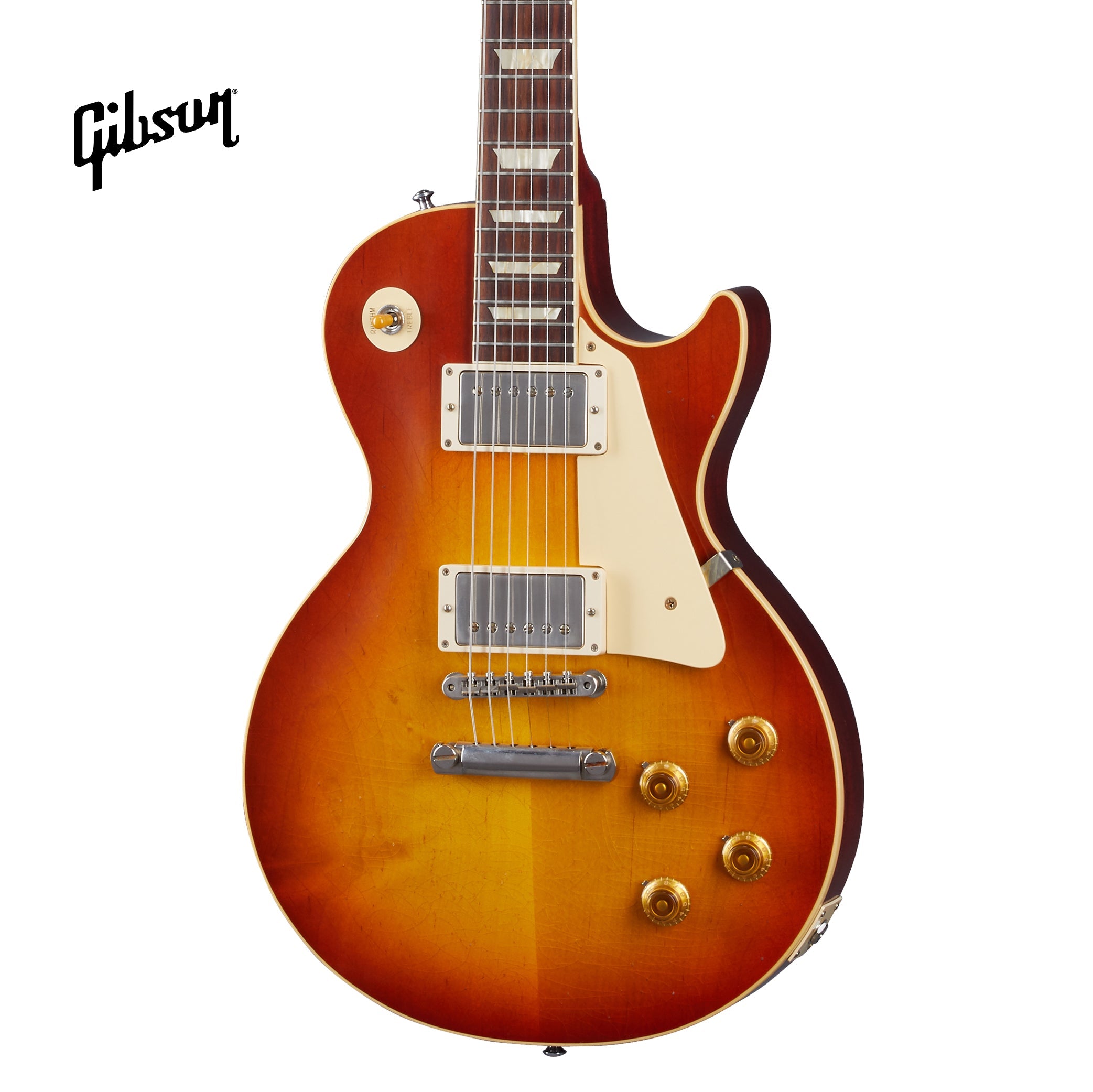 GIBSON 1958 LES PAUL STANDARD REISSUE ULTRA LIGHT AGED ELECTRIC GUITAR - WASHED CHERRY SUNBURST