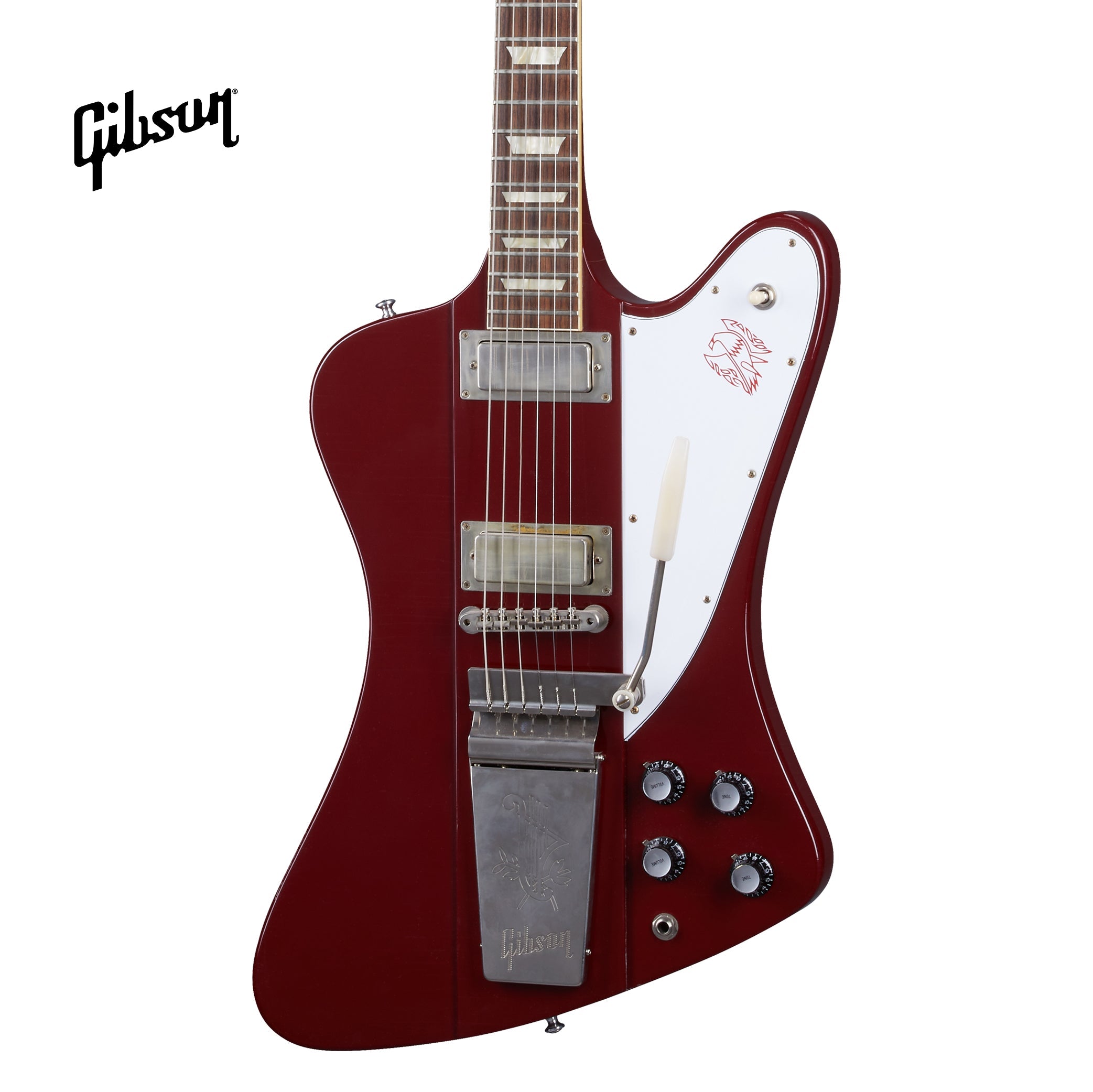 GIBSON 1963 FIREBIRD V WITH MAESTRO VIBROLA ULTRA LIGHT AGED ELECTRIC GUITAR - EMBER RED