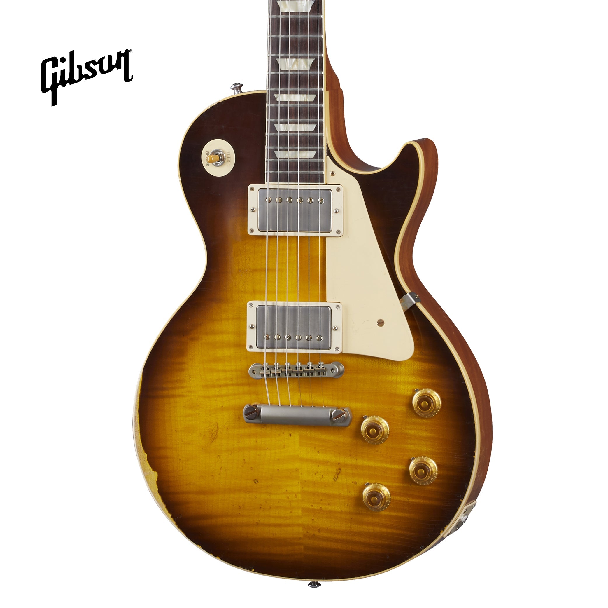 GIBSON 1959 LES PAUL STANDARD REISSUE ULTRA HEAVY AGED ELECTRIC GUITAR - KINDRED BURST