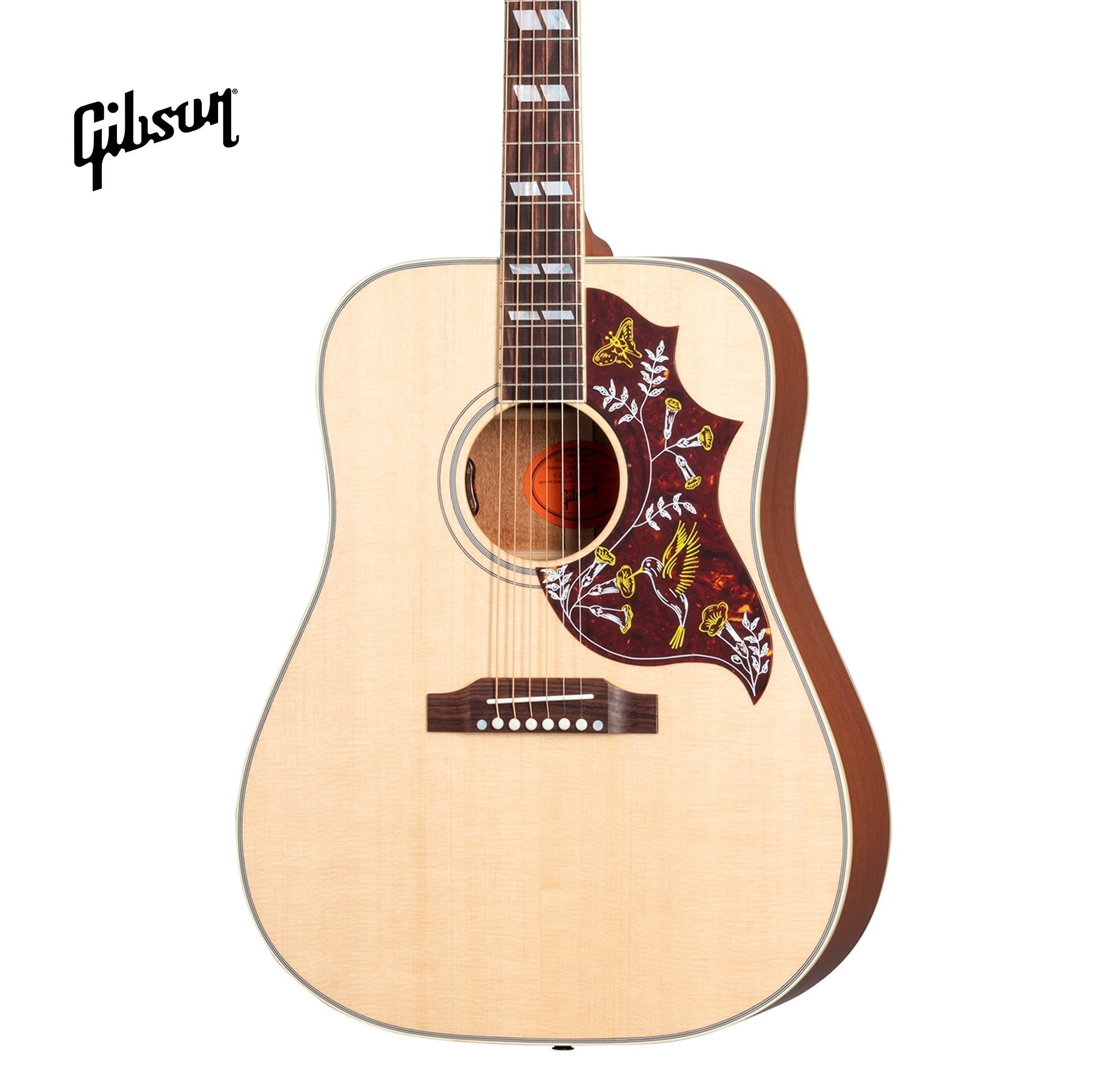 GIBSON HUMMINGBIRD FADED ACOUSTIC-ELECTRIC GUITAR - ANTIQUE NATURAL