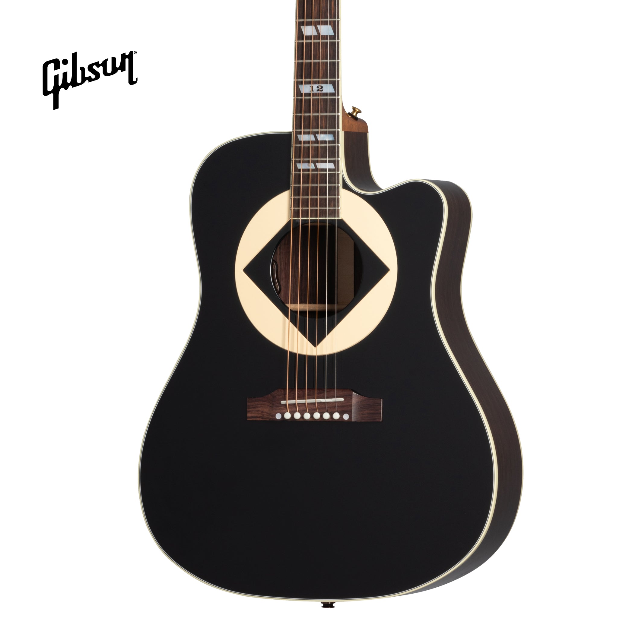 GIBSON JERRY CANTRELL SONGWRITER ACOUSTIC-ELECTRIC GUITAR - EBONY