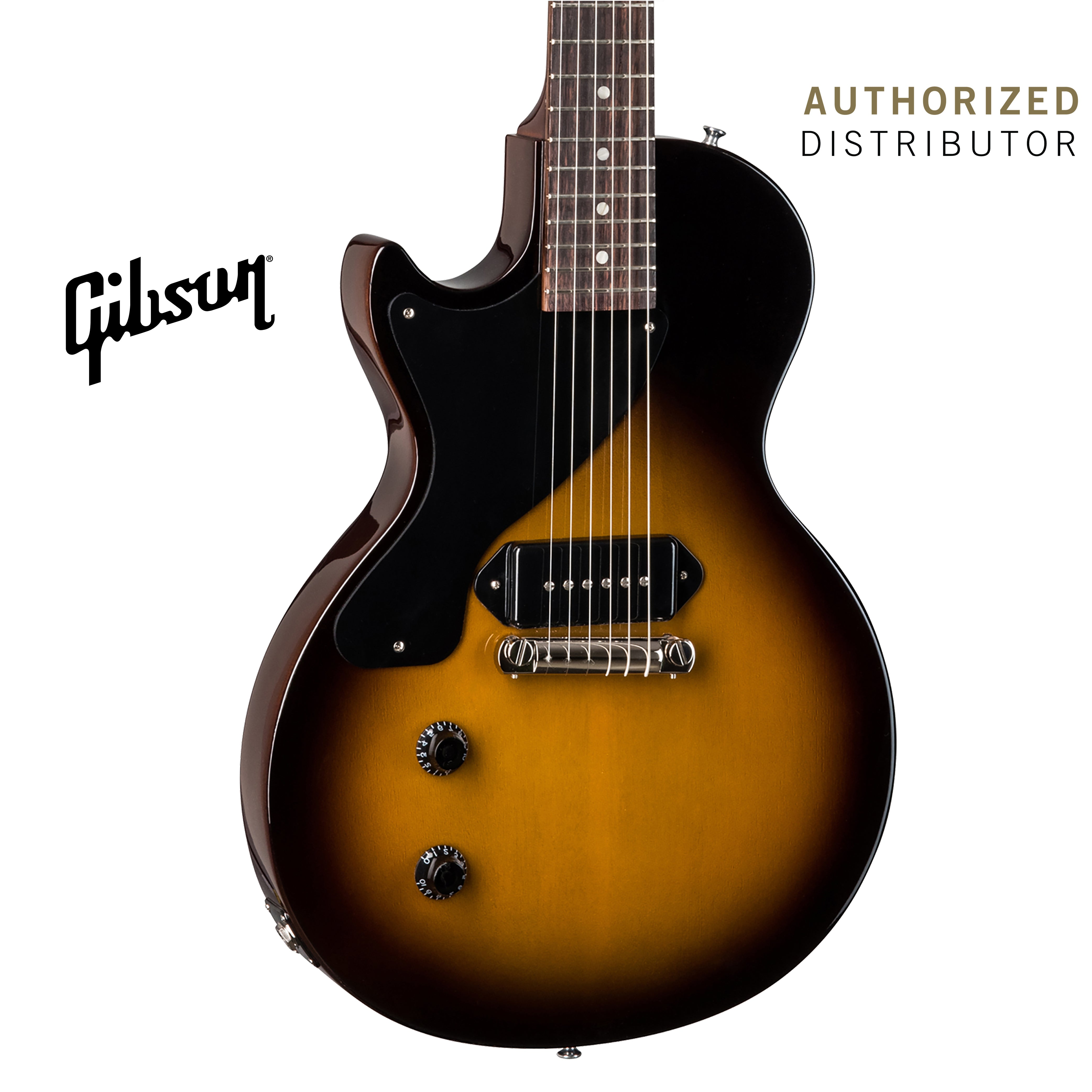 GIBSON LES PAUL JUNIOR LEFT-HANDED ELECTRIC GUITAR - VINTAGE TOBACCO BURST